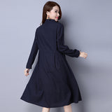 CNY Retro Style Embroidered Cheongsam Dress