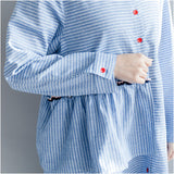 Plus-Size Pinstripes Dress