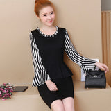 Plus-Size Peplum Dress