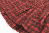 Buttoned Down Plaid Dress