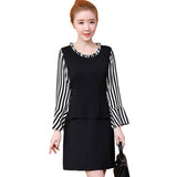 Plus-Size Peplum Dress