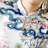 CNY Ethnic Style Embroidered Cheongsam Top Dress