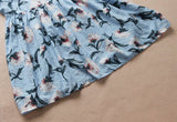 Floral Printed Babydoll Dress