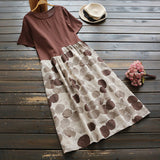 Dotted Artwork Dress