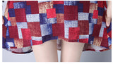 CNY Retro Style Color Matching Slim Dress