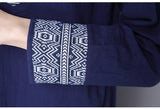 CNY Retro Style Embroidered Dress