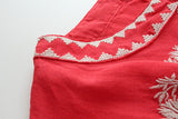 Embroidered Sleeveless Dress