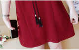 Plus-Size Dropped Waist Dress