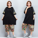 Oversize Graphic Printed Top Dress
