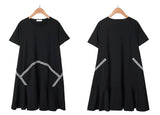 Oversize Flare Hem Dress [Pre-Order] Color:  Black - One Size
