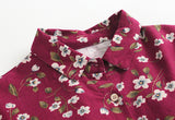 Floral Printed Shirt Dress