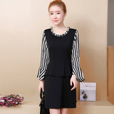 Plus-Size Peplum Dress