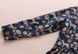 Buttoned Down Printed Dress
