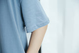 Oversize Irregular Flare Hem Dress [Pre-Order] Color:  Blue - Size: M-XL