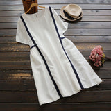 Short-Sleeved Mini Dress