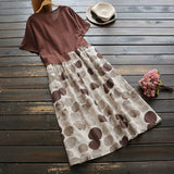 Dotted Artwork Dress