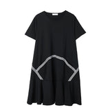 Oversize Flare Hem Dress