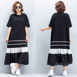 Oversized Flare Hem Dress