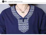 CNY Retro Style Embroidered Dress