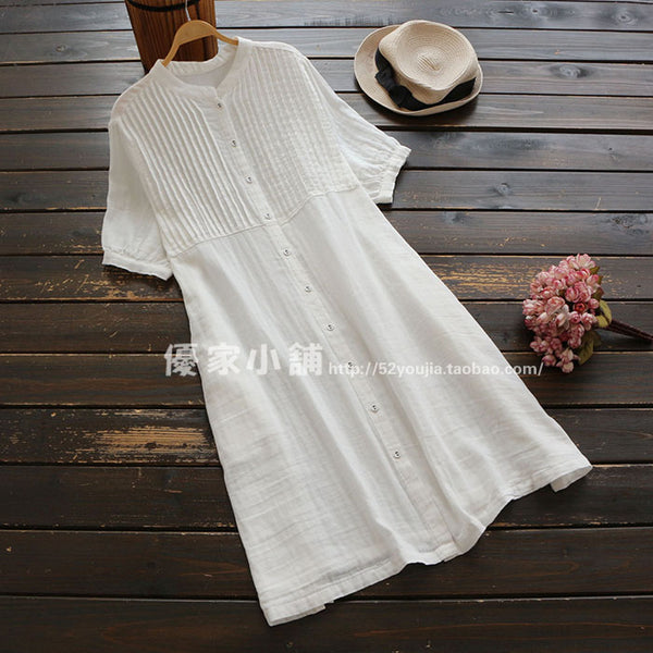 Buttoned Down Dress 568254954975#3883806270122