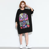 Oversize Graphic Printed Top Dress