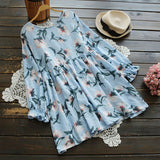 Floral Printed Babydoll Dress