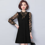 Plus-Size Floral Chiffon Shift Dress