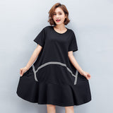 Oversize Flare Hem Dress