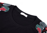 Oversize Embroidry Top Dress [Pre-Order] Color:  Black - One Size
