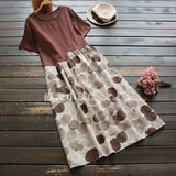 Dotted Artwork Dress 571599325418#3704695260390