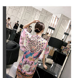 CNY Ethnic Style Embroidered Cheongsam Dress [Pre-Order] Color: Pink - Size: S-L
