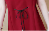 Plus-Size Dropped Waist Dress