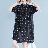Plus-Size Graphic Printed Dress