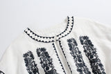 Embroidered Sleeveless Dress