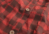 Buttoned Down Plaid Dress