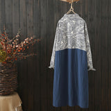 CNY Oversized Ethnic Style Printed Dress