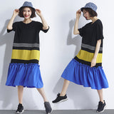 Oversize Flare Hem Dress [Pre-Order] Color:  Black - One Size