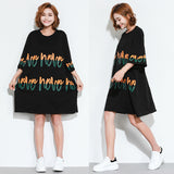 Oversize Graphic Printed Top Dress