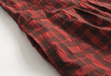 Buttoned Down Plaid Dress