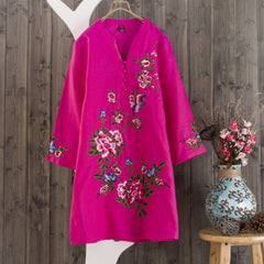 CNY Oversized Floral Embroidered Top Dress [Pre-Order] Color: Assorted Color - Size: L-6XL 550028450119#3512980687044 550028450119#3512980687045 550028450119#3512980687043 550028450119#ot-s-550028450119-2 550028450119#ot-s-550028450119-5 550028450119#ot-s-550028450119-9 550028450119#ot-s-550028450119-13