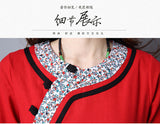 CNY Retro Style Embroidered Cheongsam Dress