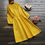 Retro Embroidery Dress