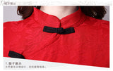 CNY Retro Style Jacquard Cheongsam Dress