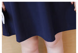 Plus-Size Embroidered Shirt Dress