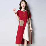 CNY Linen Dress Sets