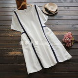 Short-Sleeved Mini Dress 571434283824#3887028411070