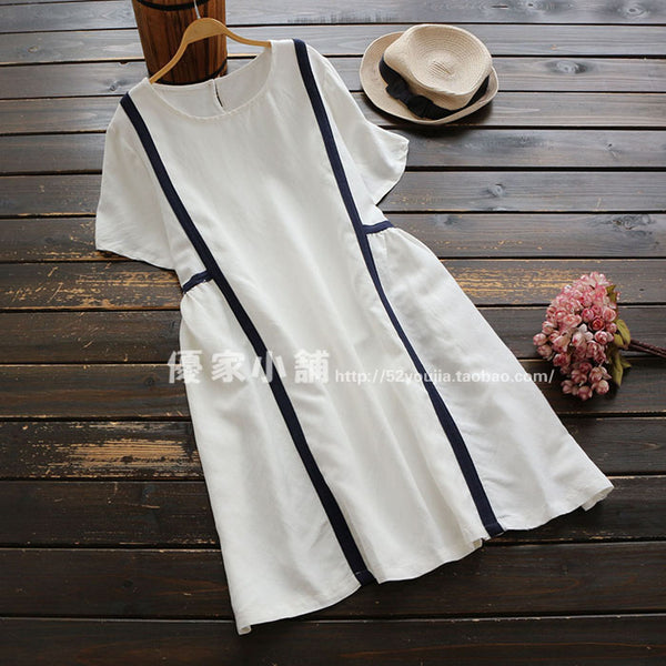 Short-Sleeved Mini Dress 571434283824#3887028411070