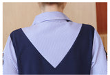 Plus-Size Embroidered Shirt Dress