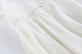 Openwork Lace Midi Dress