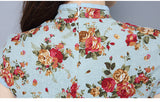 CNY Retro Style Floral Printed Dress
